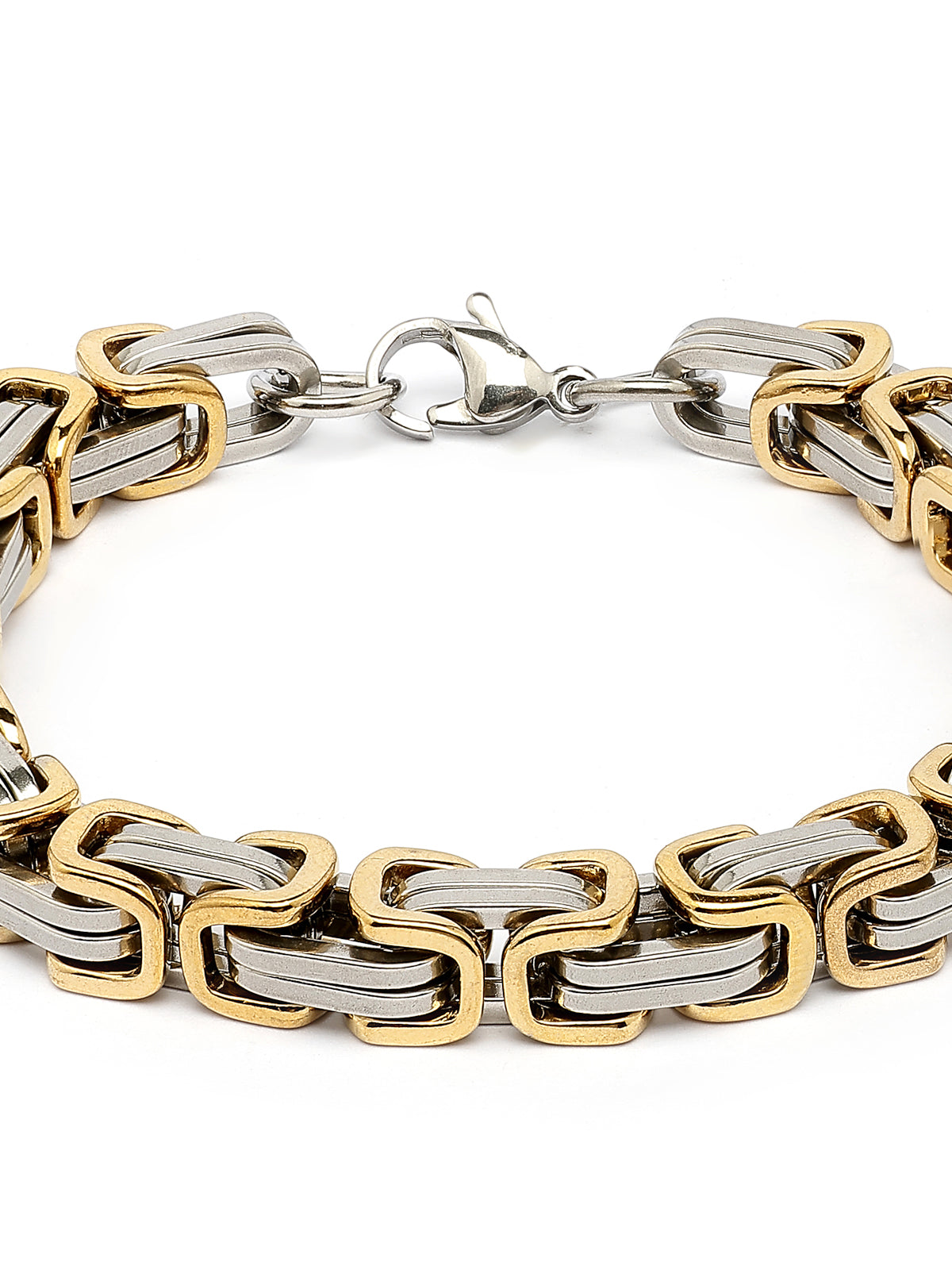 Scintillare By Sukkhi Eye Catchy Fashionable Stainless Steel Chain Bracelet Jewellery for Men & Boys|Gift for Birthday Anniversary Valentines Day|BC107124