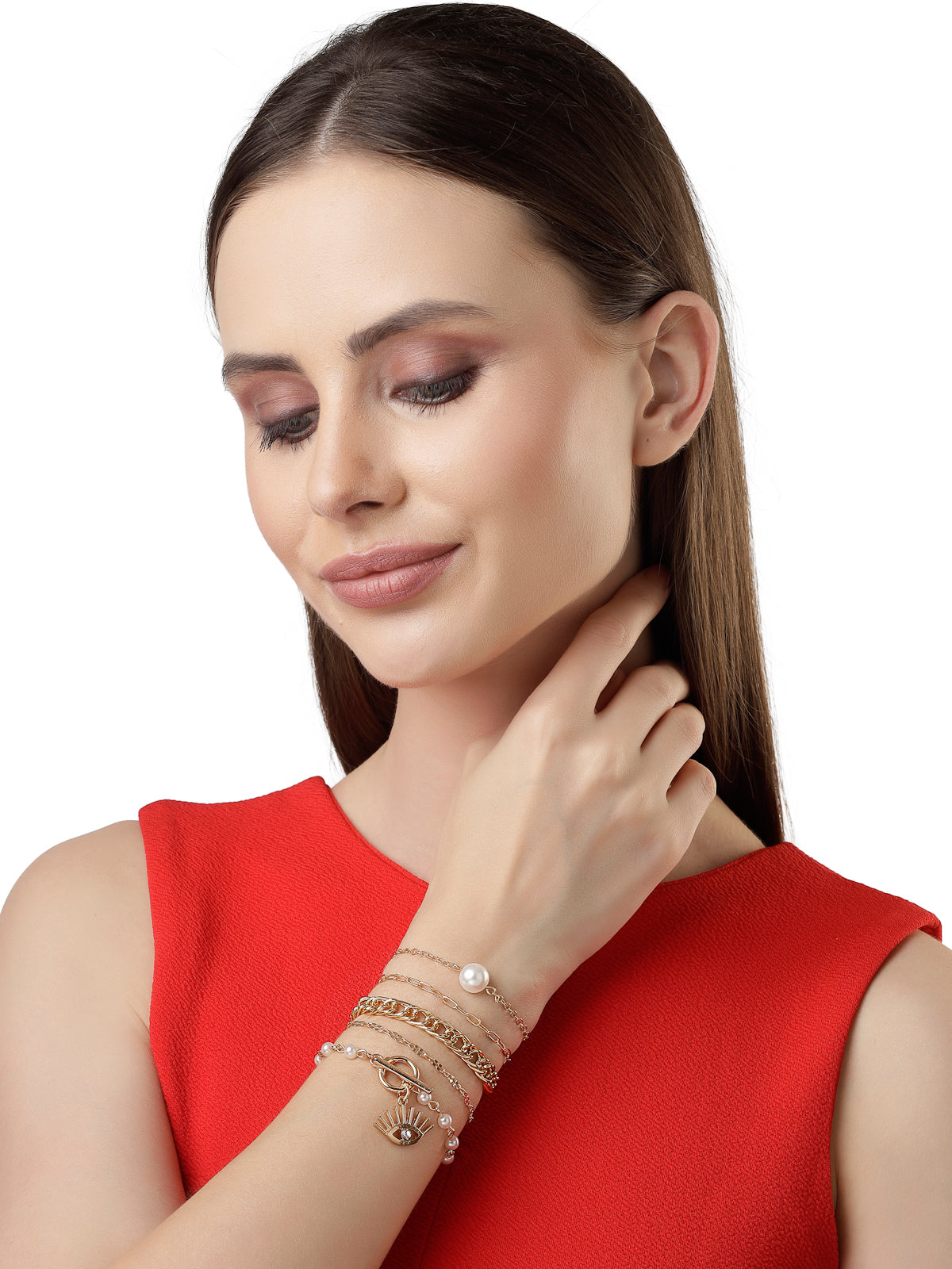 Scintillare by Sukkhi Latest Beautiful Design Gold Plated Set of 14 Bangle Style Bangle Bracelet for Women & Girls|Birthday Gift for Women|CBBC106639