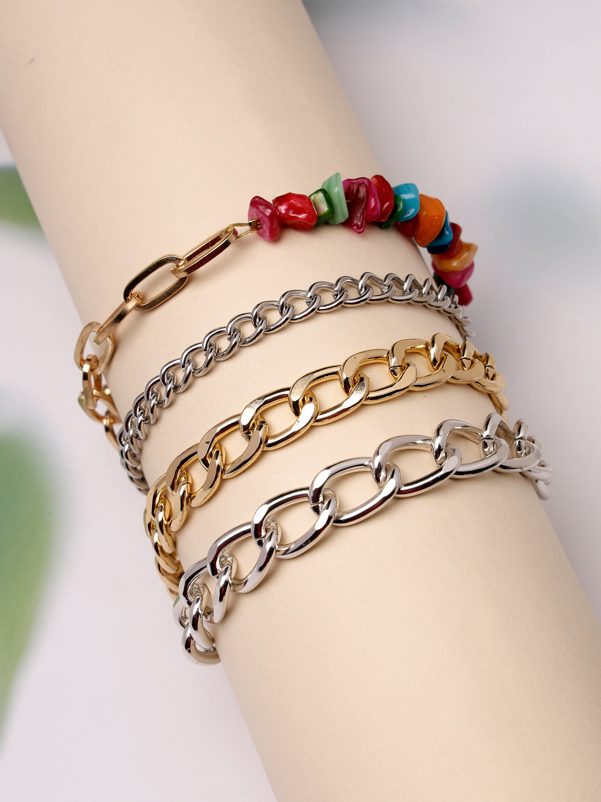 Scintillare by Sukkhi Trendy Latest Stackable Design Gold Plated Cuff Kada Style Combo Bangle Bracelet for Women & Girls (Set of 3)|Birthday Gift for Women|(Golden) One Size|CBBC106648