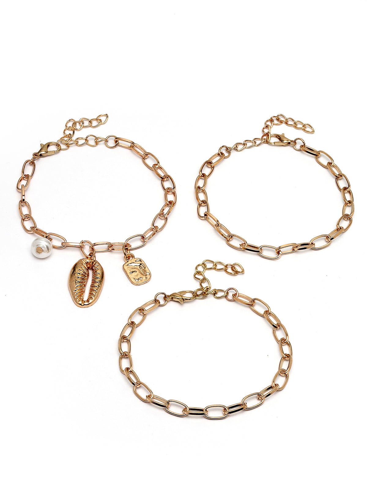 Scintillare by Sukkhi Daily Wear Stylish Gold Plated Studs Butterfly Geometric Combo Earring for Women & Girls Stylish Fashion| 5 Pair of Combo Set (Golden)|CBE106536