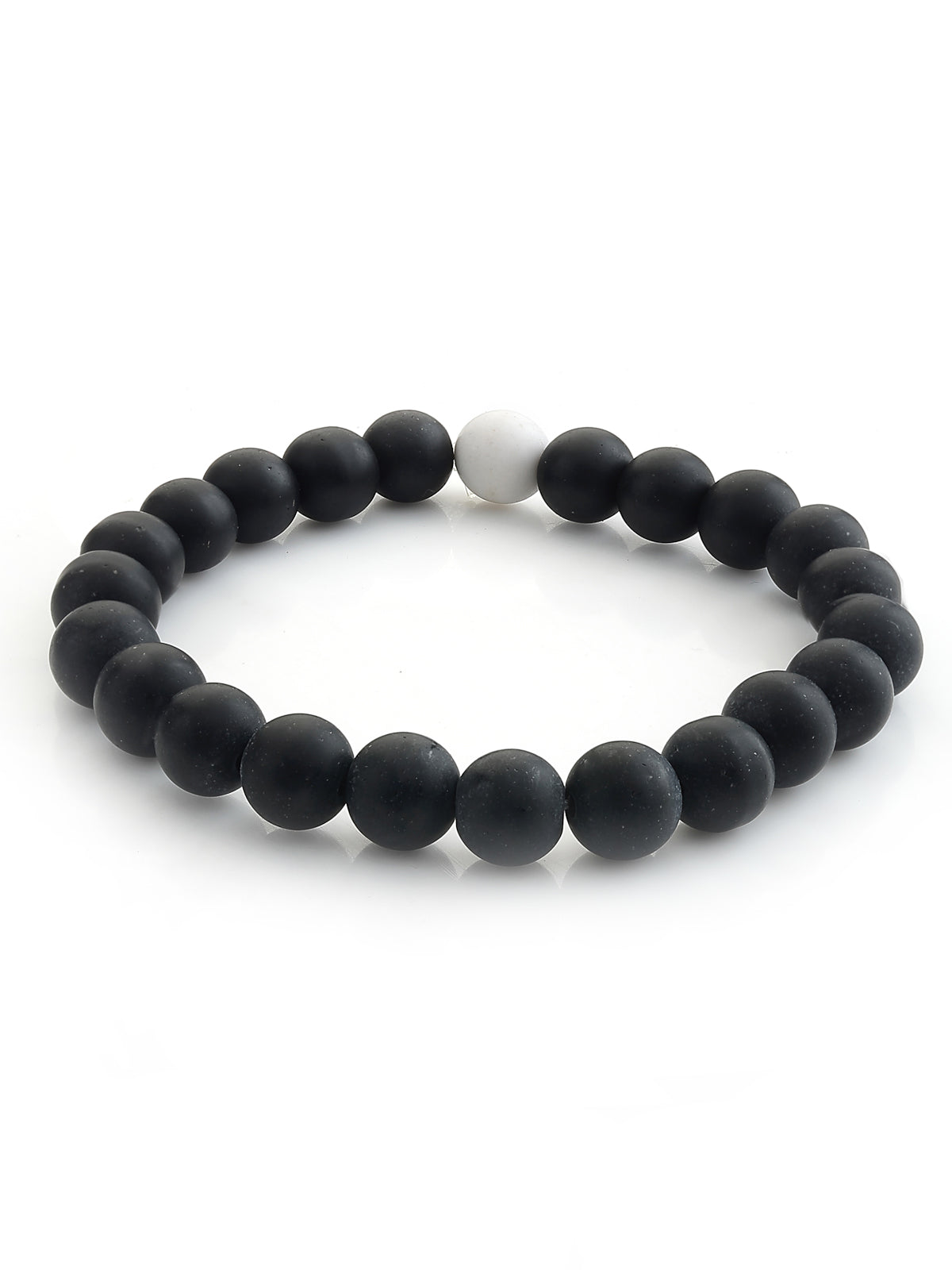 Scintillare By Sukkhi Unique Latest Stylish Natural Stones Couple Love Bracelet Jewellery for Women/Girls/Men/Boys|Pack of 2|CBBC107163