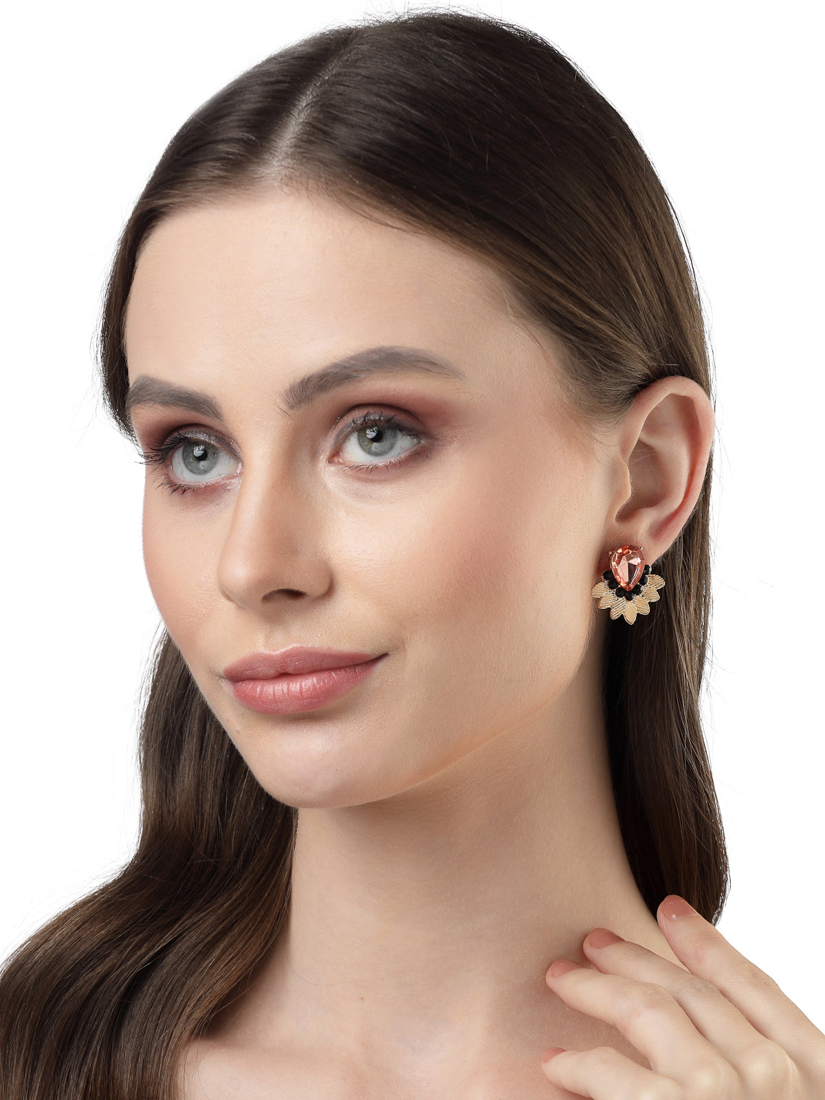 Scintillare by Sukkhi Unique Style Latest Fashionable Floral & Butterfly Shaped With Rose Gold Plated 8 Pcs Finger Rings for Women & Girls | Boho Midi Stackable Knuckle Rings|CBR106662