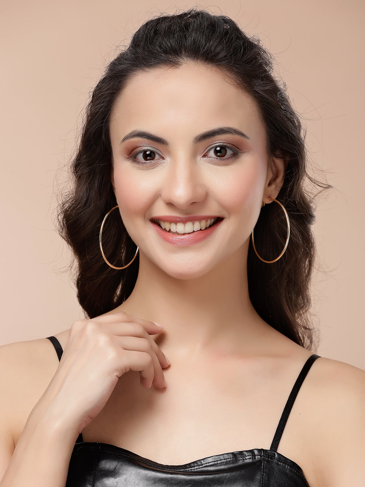 Scintillare By Sukkhi Fashion-Forward Geometric Circle Shaped Hoop  Combo Earrings for Women & Girls|Pair of 3|CBE107172