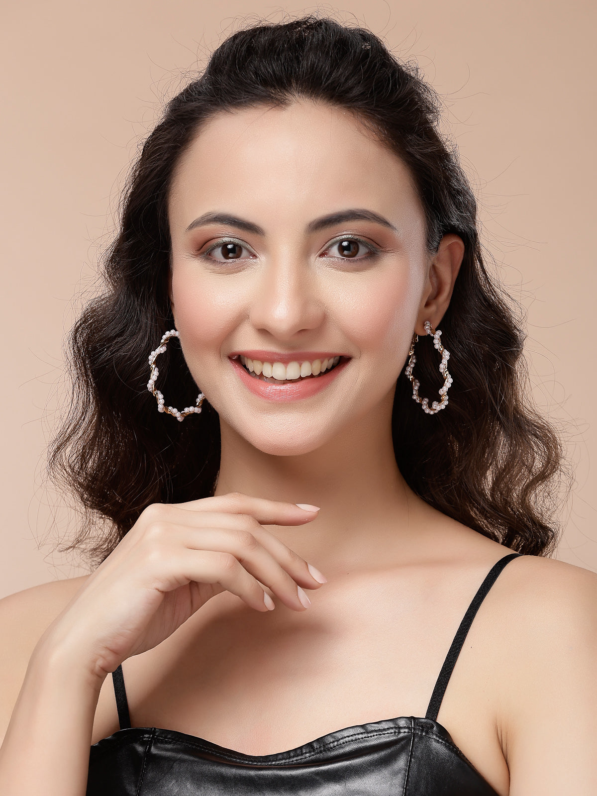 Scintillare By Sukkhi Western Stylish Gold Plated Studs & Hoop Style Combo Earrings For Women & Girls|Pair of 6|CBE107177