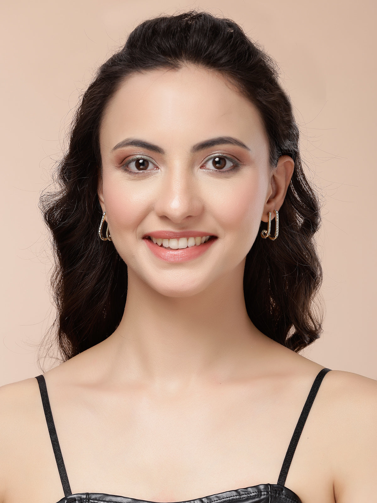 Scintillare By Sukkhi Trendy Latest Fashionable Gold Plated Crystal Diamond Studded Ear Cuff Combo Earrings For Women & Girls|Pc of 4|Gifts for Wife Girlfriend Mother Sister|CBE107195