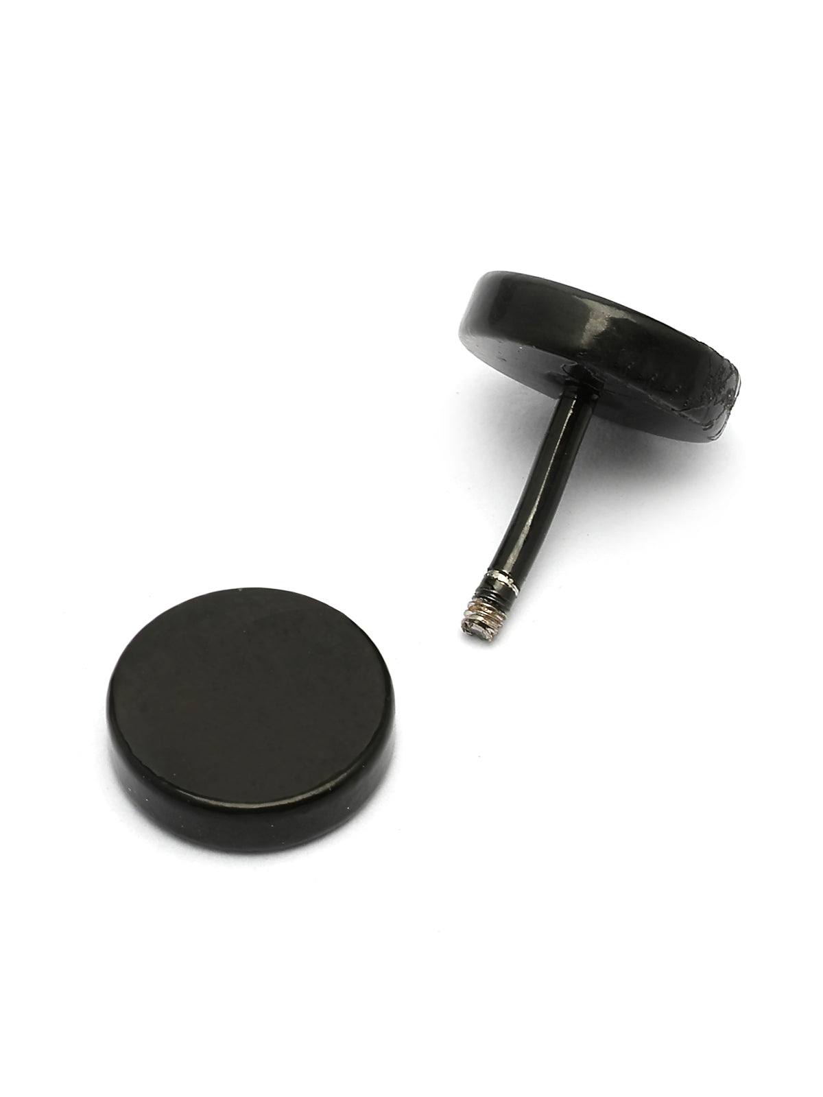 Scintillare By Sukkhi Fashion Stainless Steel Black Studs Earrings for Men & Boys|Combo Earrings 5 Pcs|Birthday Anniversary Gift for Men Boy & Husband|CBE107495