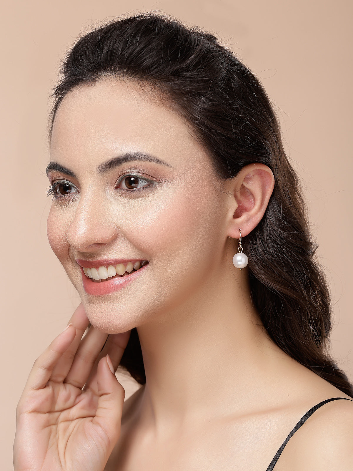 Scintillare By Sukkhi Unique Latest Stylish Gold Plated Crystal & Pearls Earrings for Women & Girls|Studs & Hoop Combo Earrings Pair of 25|CBE107498