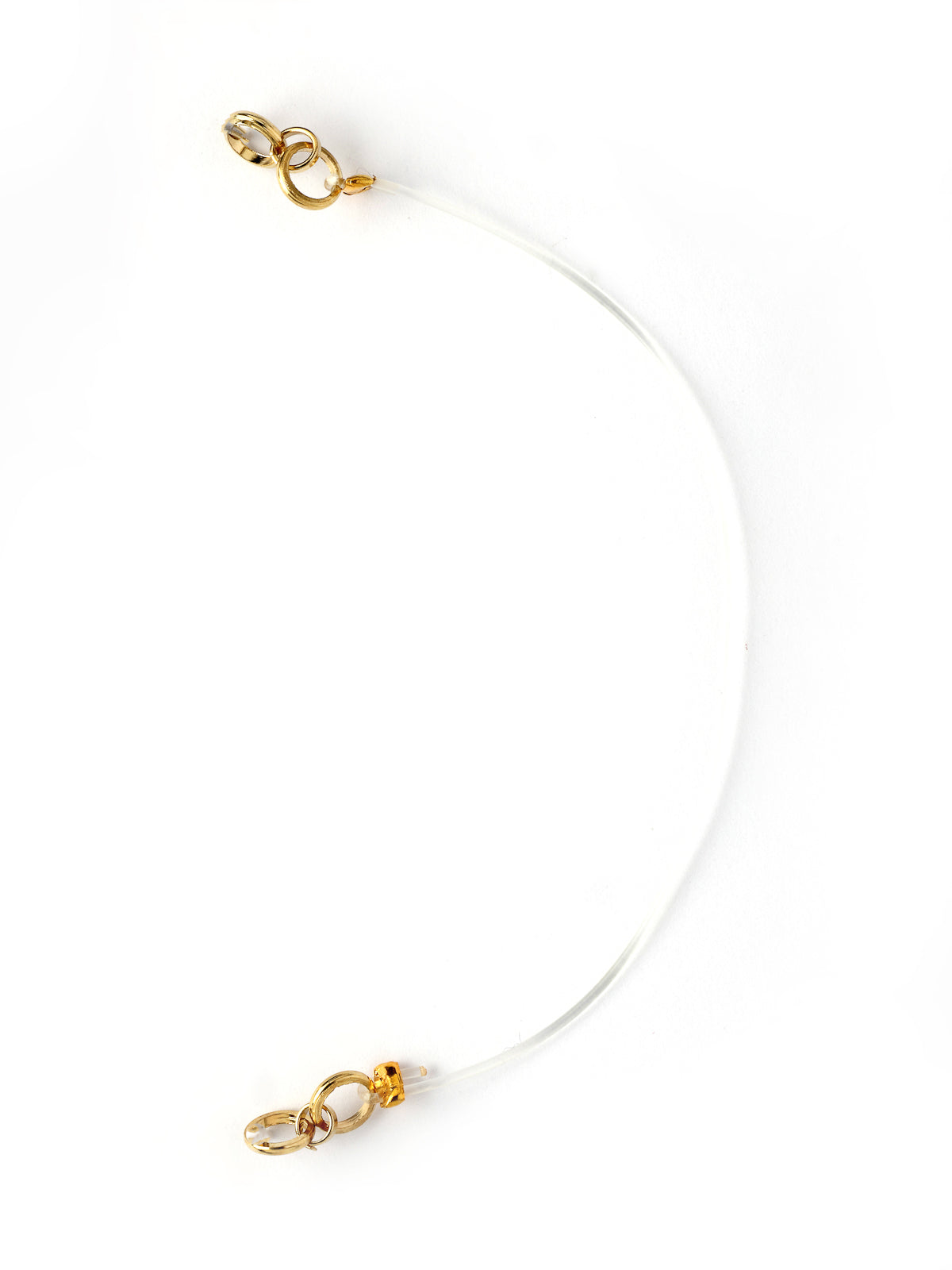 Scintillare By Sukkhi Gold Plated Invisible Transparent Stretchable Adjustable Lightweight Ear Chain for Heavy Earrings Comfortable Ear Support for Women & Girls|2 Pair with Invisible Ear Lobe & 20 Support Patches|CBMIX107211