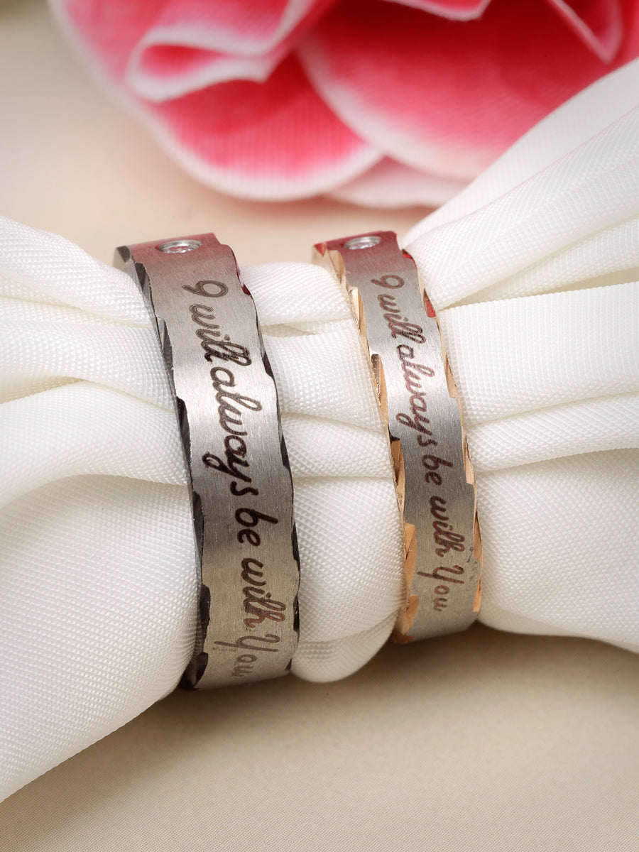 Scintillare by Sukkhi Most Latest Fashionable American diamond with Mix Plated Solitaire Couple Promise Stylish Finger Ring for Men & Women |Rings for Girls|Valentines Day Gifts Collection|CR106604