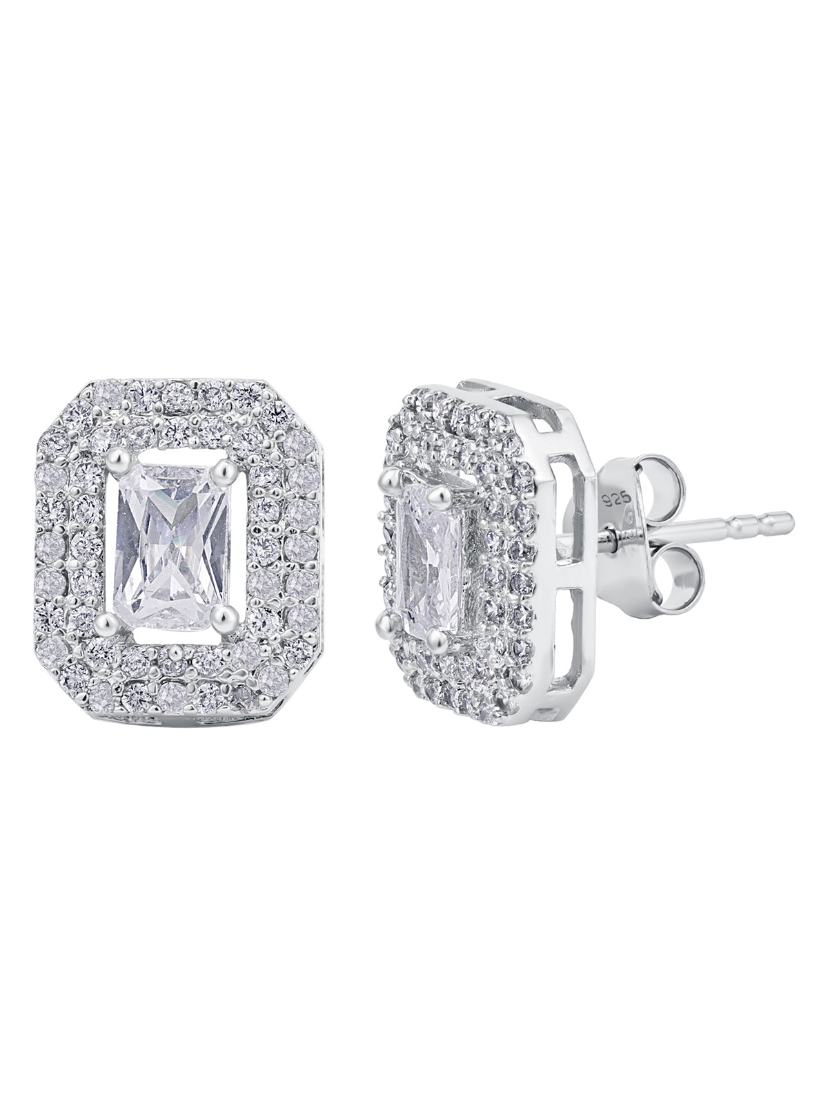 Pissara by Sukkhi Ethnic 925 Sterling Silver Cubic Zirconia Earrings For Women And Girls|with Authenticity Certificate, 925 Stamp & 6 Months Warranty E104591