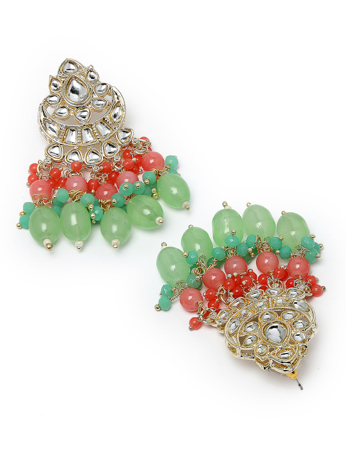Studio Sukkhi Ethnic Gold Plated Kundan Studded Multicolor Dangle & Drop Earrings For Women And Girls E105778