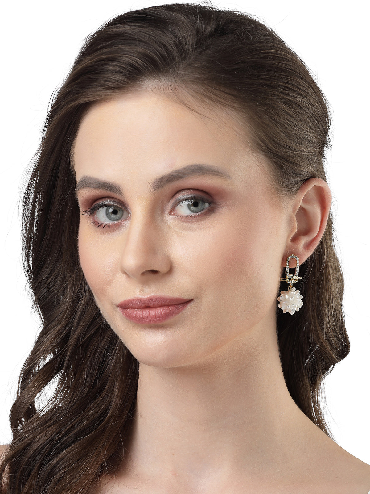 Scintillare by Sukkhi Charming Valentine Gifts Jewellery|Rhodium Plated Heart Dangler Earring for Women & Girls Stylish Fashion|Birthday Gift for Girls & Women Anniversary Gift for Wife|E106549