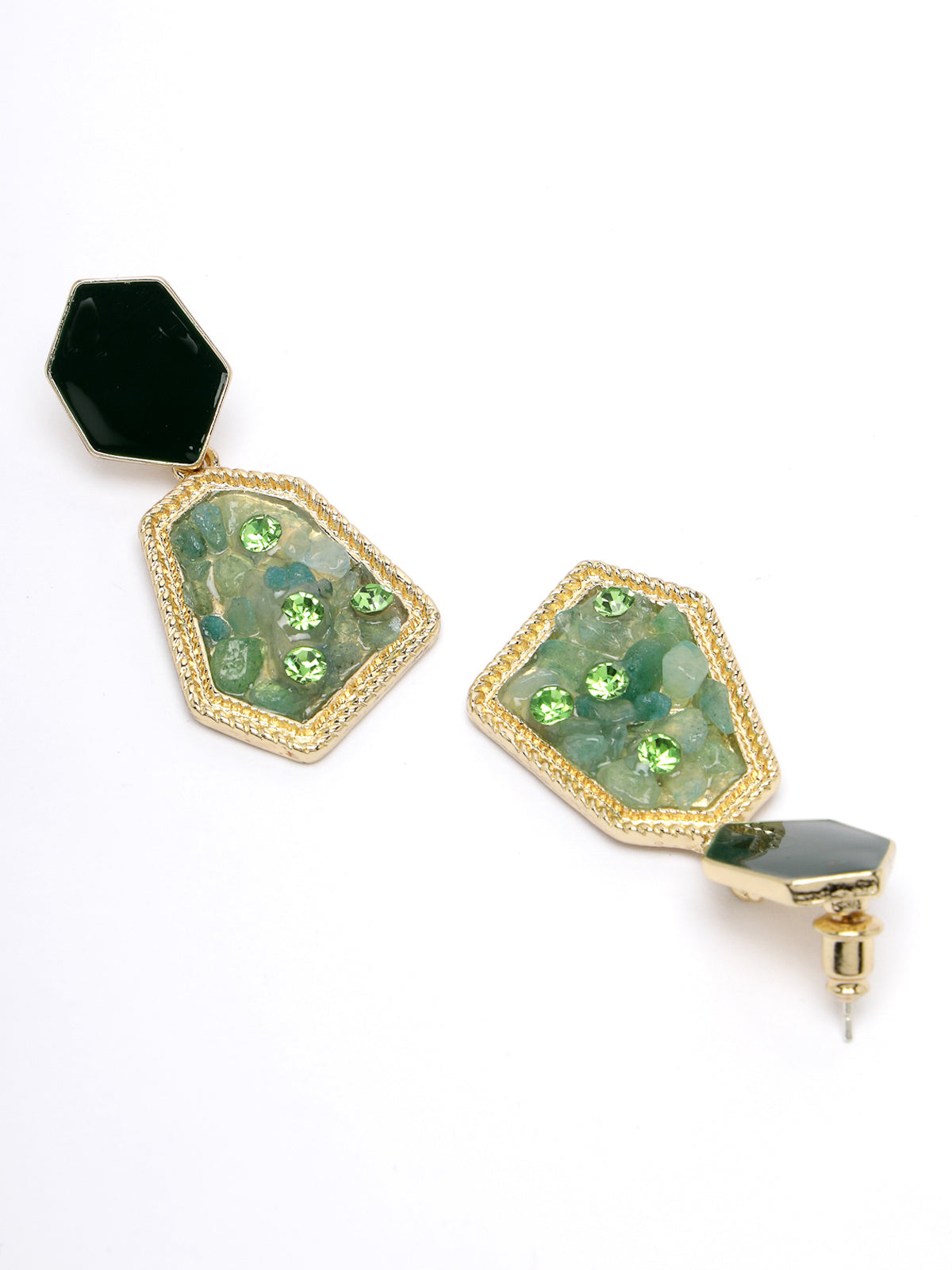 Scintillare by Sukkhi Attractive Valentine Gifts Gracias Collection Crystals Gold Plated Hoop Earring for Women & Girls Stylish Fashion|Birthday Gift for Girl & Women Anniversary Gift for Wife|E106550