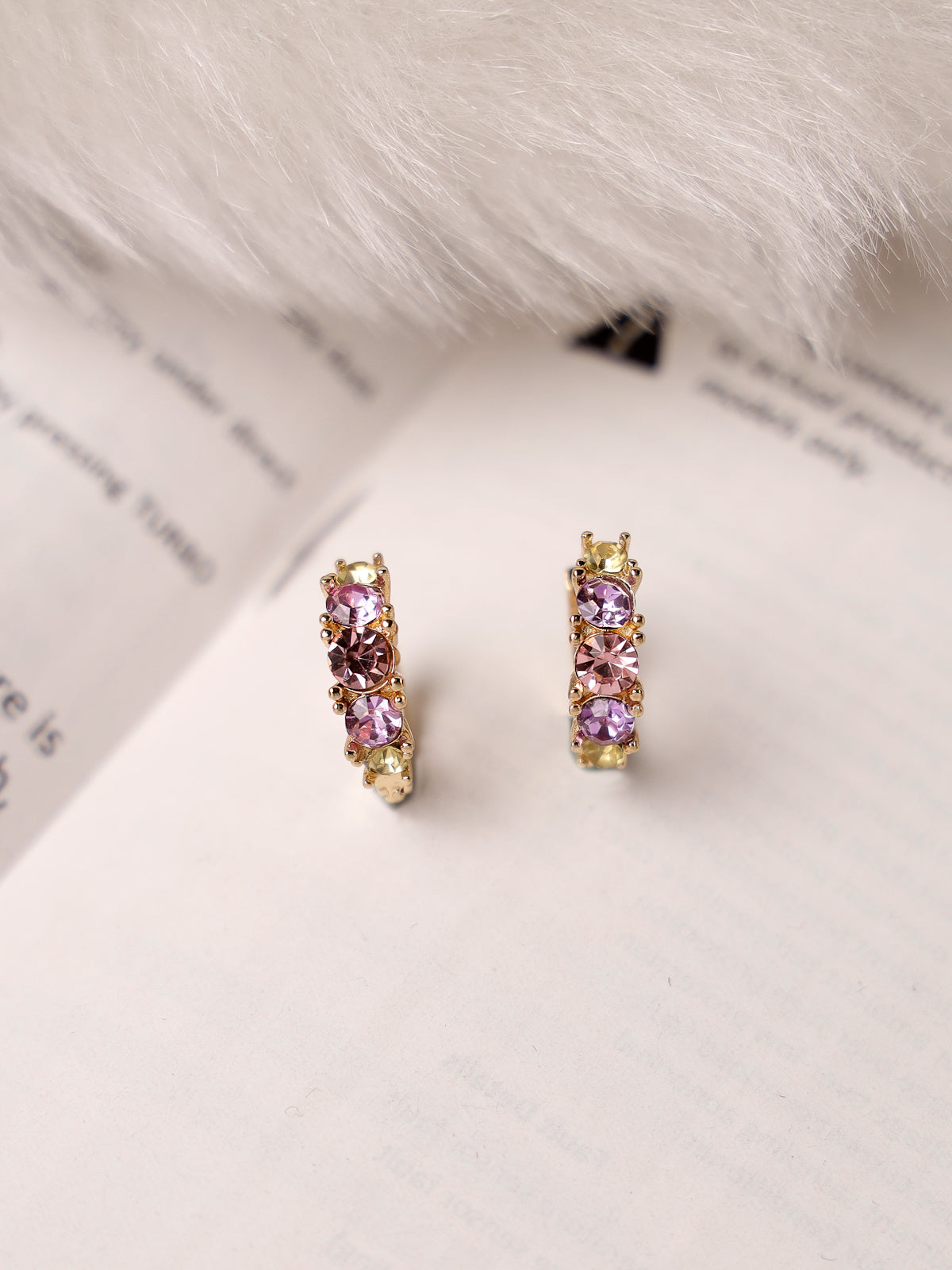 Scintillare by Sukkhi Attractive Valentine Gifts Gracias Collection Crystals Gold Plated Hoop Earring for Women & Girls Stylish Fashion|Birthday Gift for Girl & Women Anniversary Gift for Wife|E106550