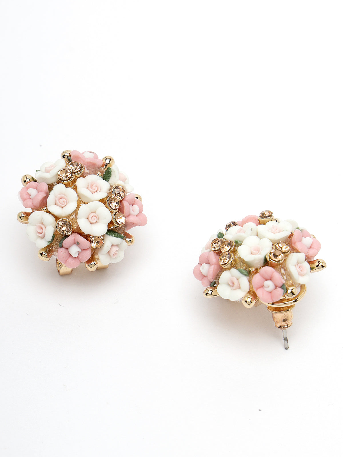 Scintillare by Sukkhi Valentine Gifts Collection Latest Stylish Rose Gold Plated Crystals Multicolor Bali Hoop Earring Stylish Fashion|Birthday Gift for Girls & Women Anniversary Gift for Wife|E106558