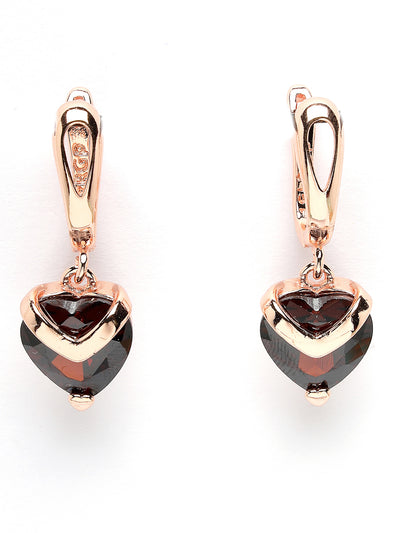 Scintillare by Sukkhi Classic Gold Plated Red Green Crystals Drop Earring for Women & Girls Stylish Fashion|Birthday Gift for Girls & Women Anniversary Gift for Wife|E106560