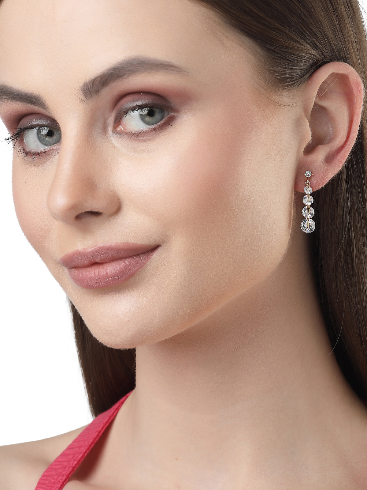 Scintillare by Sukkhi Attractive American Diamonds With Gold Plated Dangler Earring for Women & Girls Stylish Fashion|Birthday Gift for Girls & Women Anniversary Gift for Wife|E106671