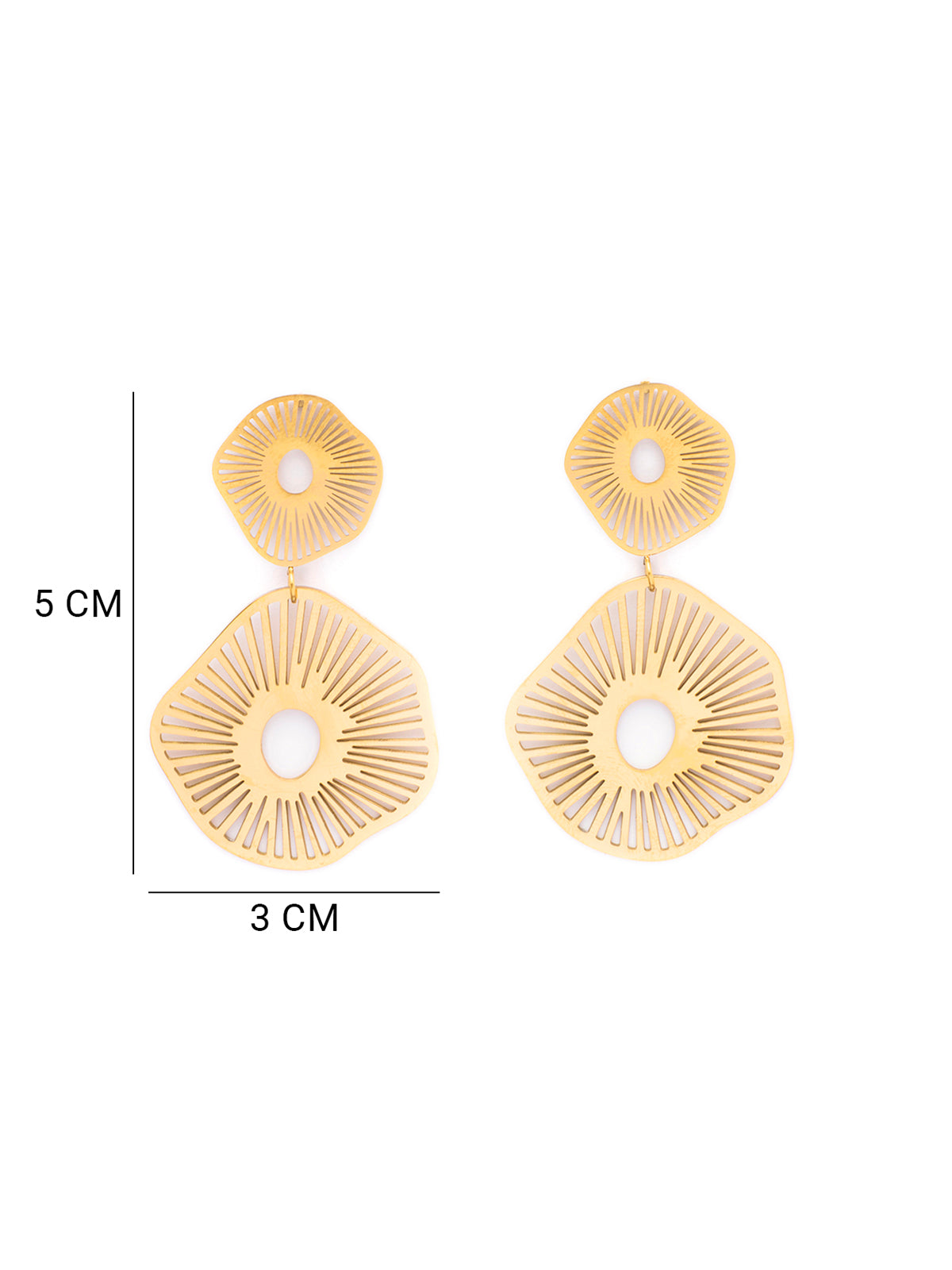 Scintillare By Sukkhi Incredible 18kGold Plated with Stainless Steel Dangler Earring Jewellery for Women & Girls|Anti Tarnish Jewellery |Gifts for Wife Girlfriend Mother Sister|E107003