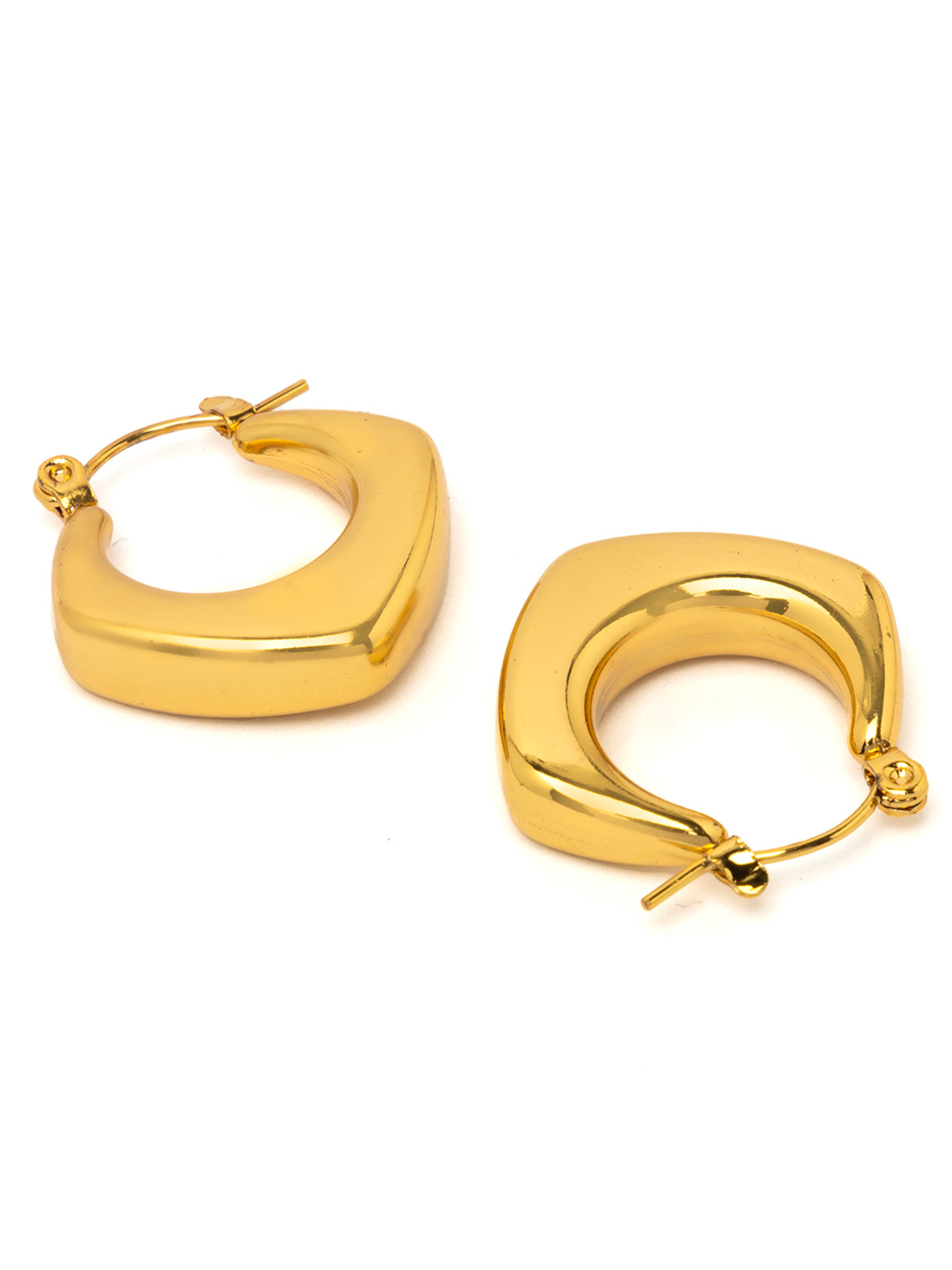 Scintillare By Sukkhi Fashion 18Gold Plated with Stainless Steel Small Hoop Bali Korean Fashion Earring Jewellery for Women&Girls|Anti Tarnish Jewellery|Gifts for Wife Girlfriend Mother Sister|E107038