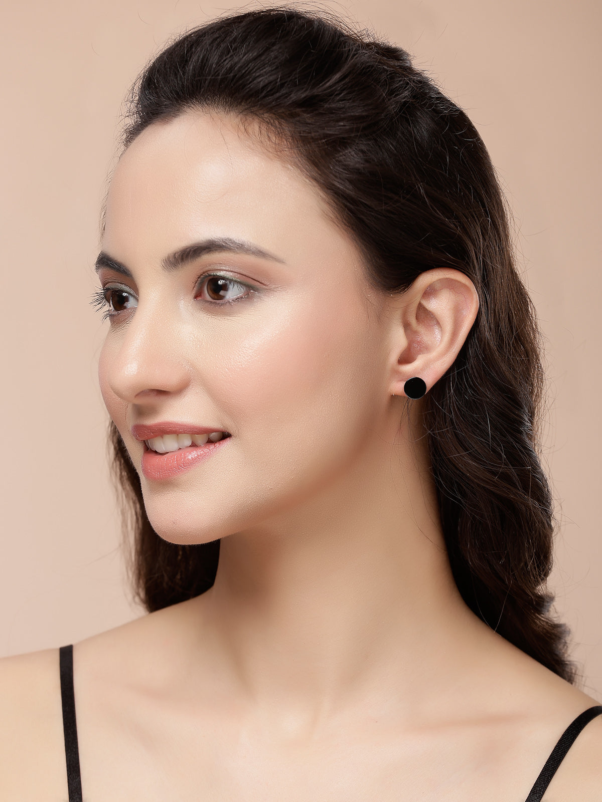Scintillare By Sukkhi Superman Stylish Stainless Steel Black Studs Earrings for Men & Boys|Earrings for Women|Pair of 1|Gift for Anniversary Birthday|E107237