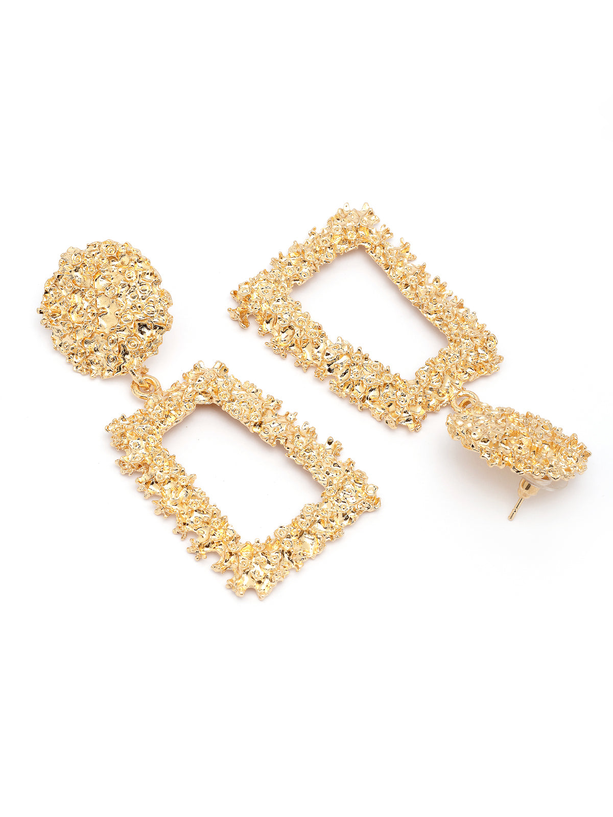 Snictillare By Sukkhi Celebrity Inspired Crystal Handmade Gold Plated Golden Dangle Earrings For Women & Girls|Pair of 1|Jewellery Gifts for Wife Girlfriend Mother Sister|E107249