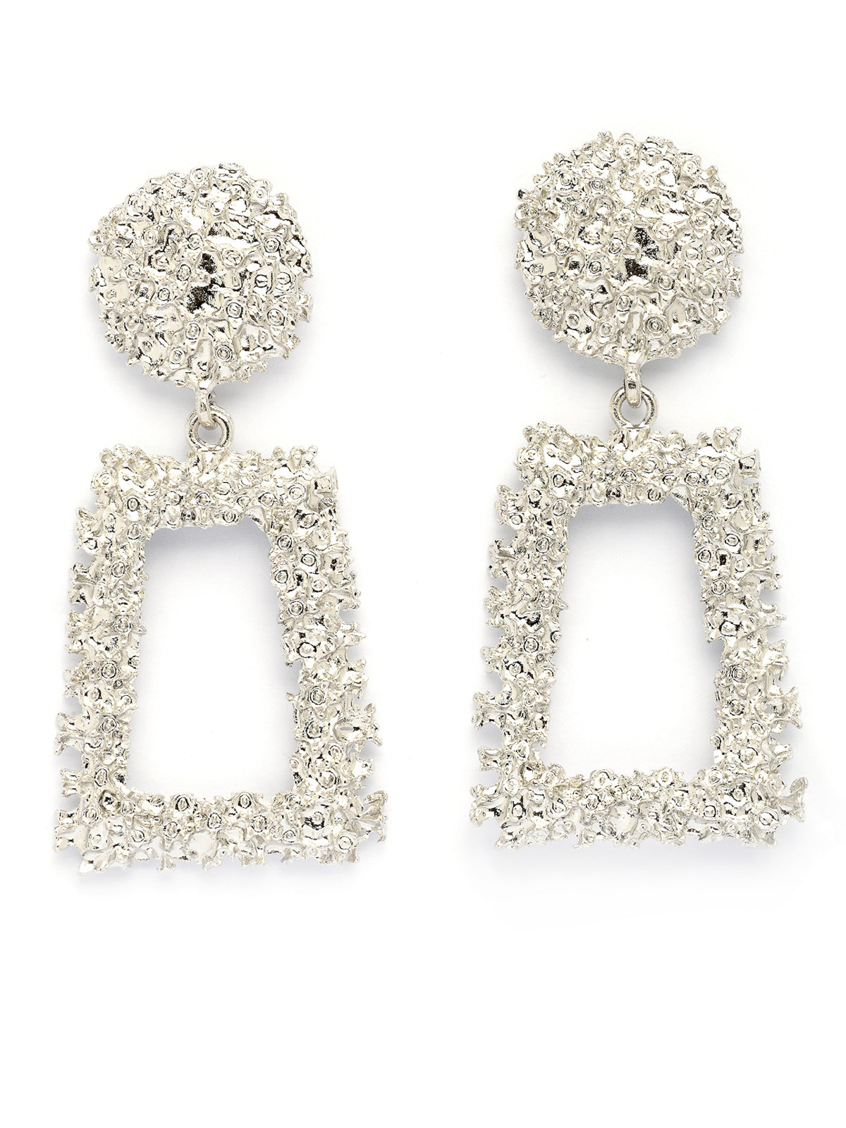 Snictillare By Sukkhi Celebrity Inspired Crystal Handmade Rhodium Plated Silver Dangle Earrings For Women & Girls|Pair of 1|Jewellery Gifts for Wife Girlfriend Mother Sister|E107250