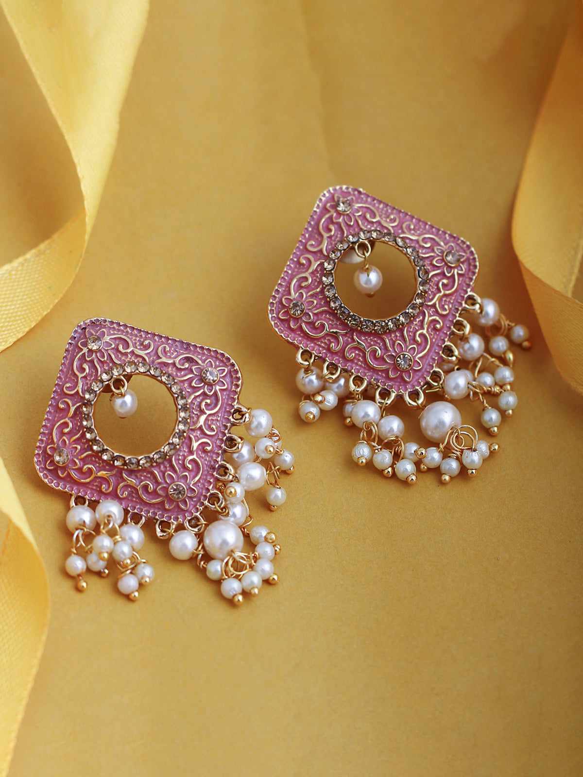 Sukkhi Cluster Mint Collection Gold Plated Earring for Women E78589