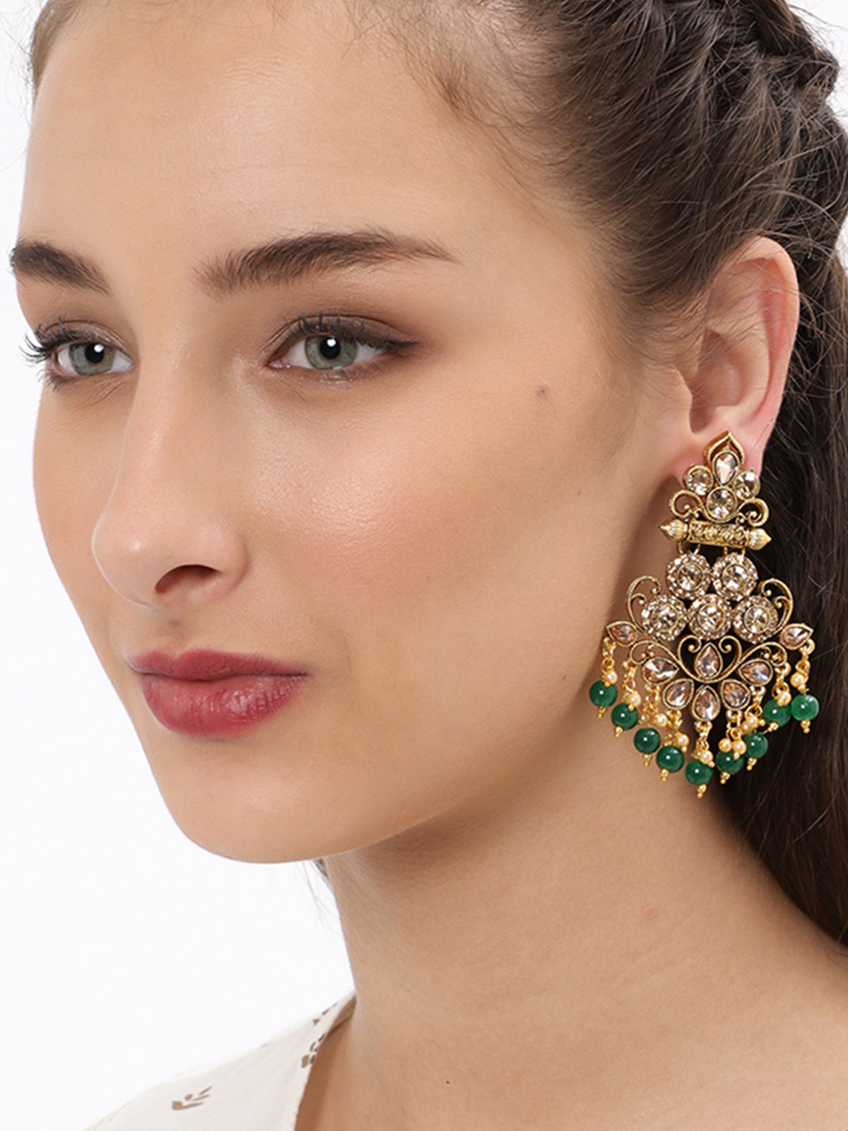 Sukkhi Marquise Gold Plated Earring for Women E78800