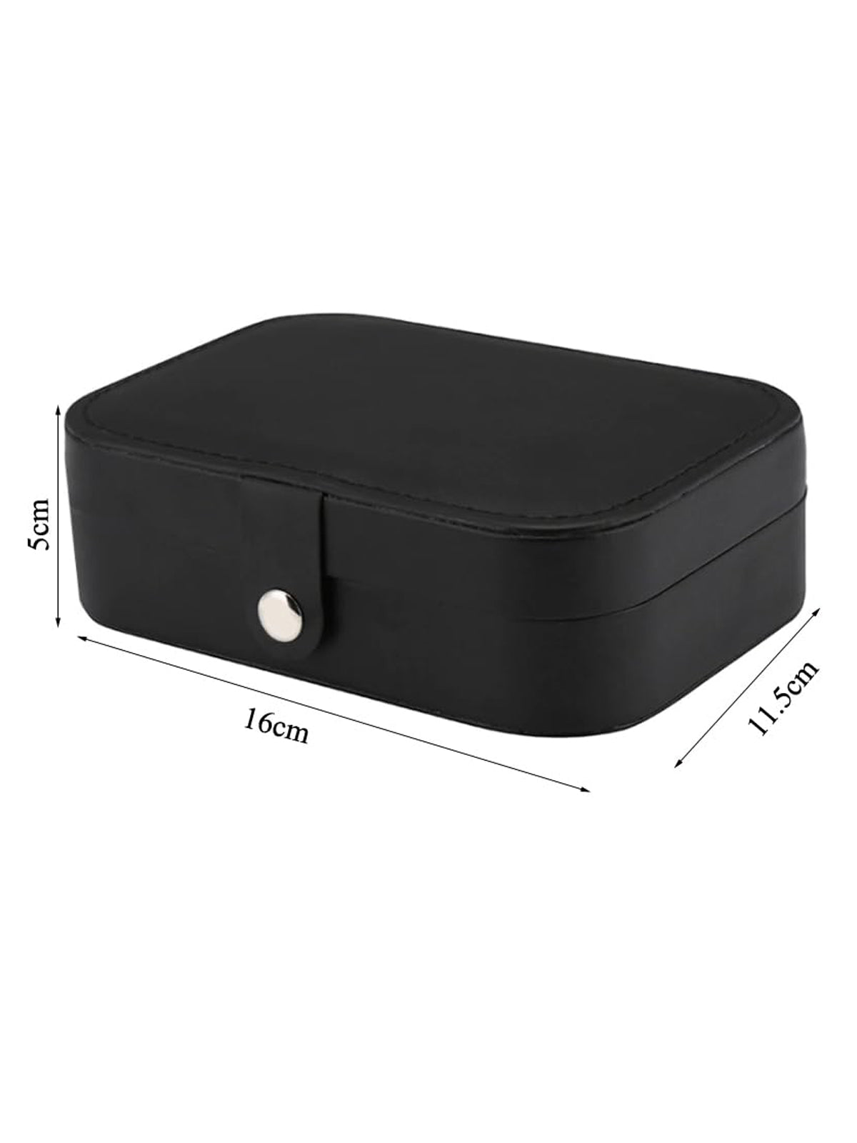 Scintillare By Sukkhi Jewellery Organiser MultiLayer PU Leather Portable Storage Box Case with Dividers Container for Rings, Earrings, Necklace Home Organizer JB107105