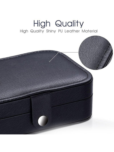 Scintillare By Sukkhi Jewellery Organiser MultiLayer PU Leather Portable Storage Box Case with Dividers Container for Rings, Earrings, Necklace Home Organizer JB107105