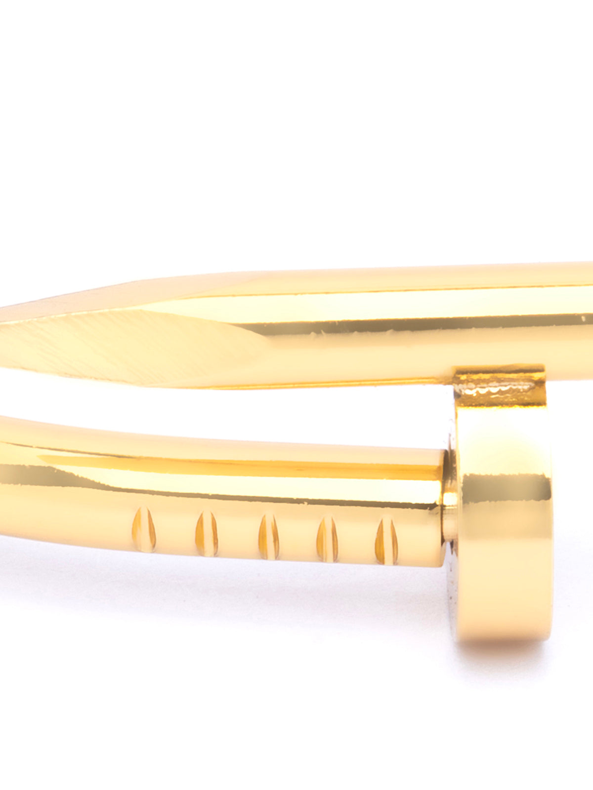 Scintillare By Sukkhi Modern Fashionable Gold Plated with Stainless Steel Openable Kada Bracelet Jewellery for Women & Girls|Anti Tarnish Jewellery|Gifts for Wife Girlfriend Mother Sister|K107049