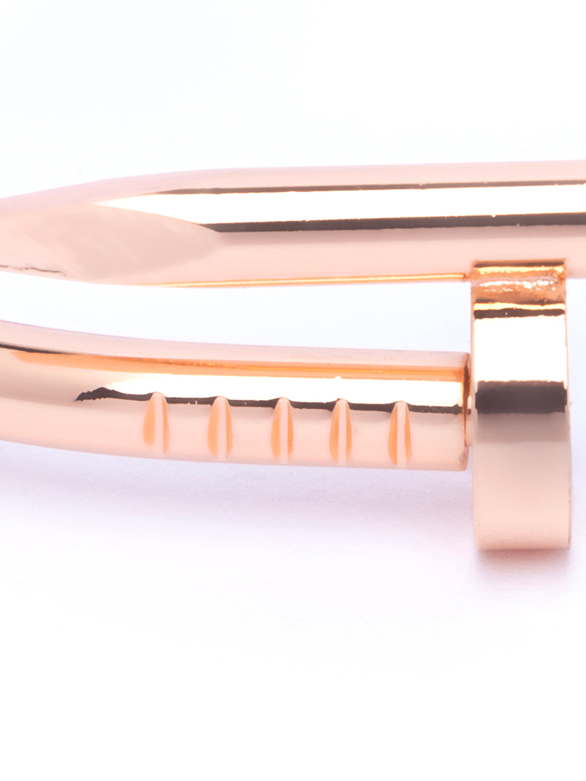 Scintillare By Sukkhi Modern Fashionable Rose Gold Plated with Stainless Steel Openable Kada Bracelet Jewellery for Women & Girls|Anti Tarnish Jewellery|Gifts for Wife Girlfriend Mother Sister|K107050