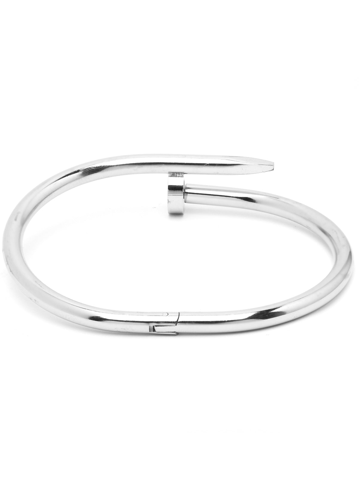 Scintillare By Sukkhi Rhodium Plated with Stainless Steel & Crystal Stones Openable Kada Bracelet Combo Jewellery for Women&Girls|Anti Tarnish Jewellery|Gifts for Wife Girlfriend Mother Sister|K107060