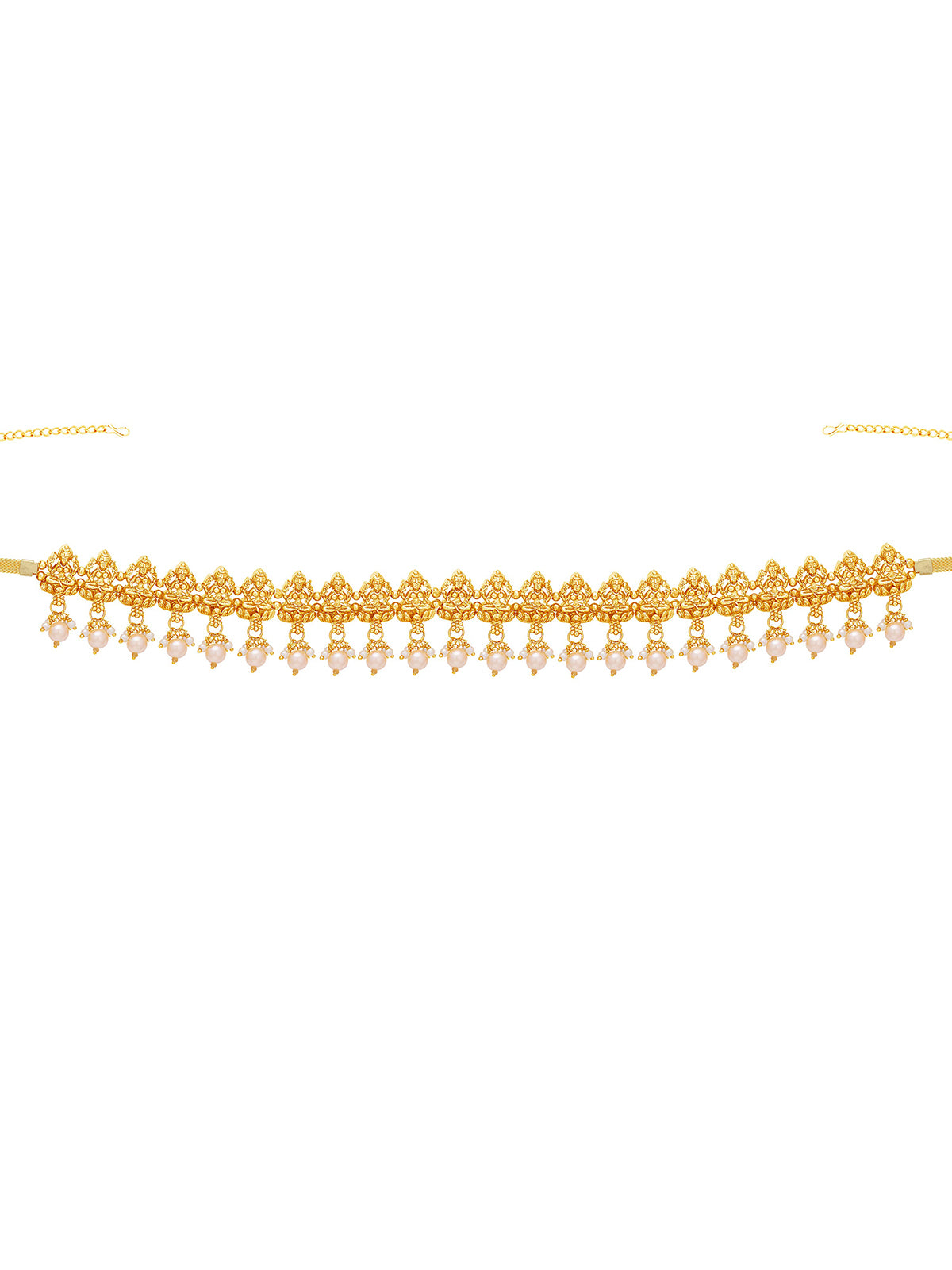 Sukkhi Classy Temple Gold Plated Pearl Kamarband For Women KB103228