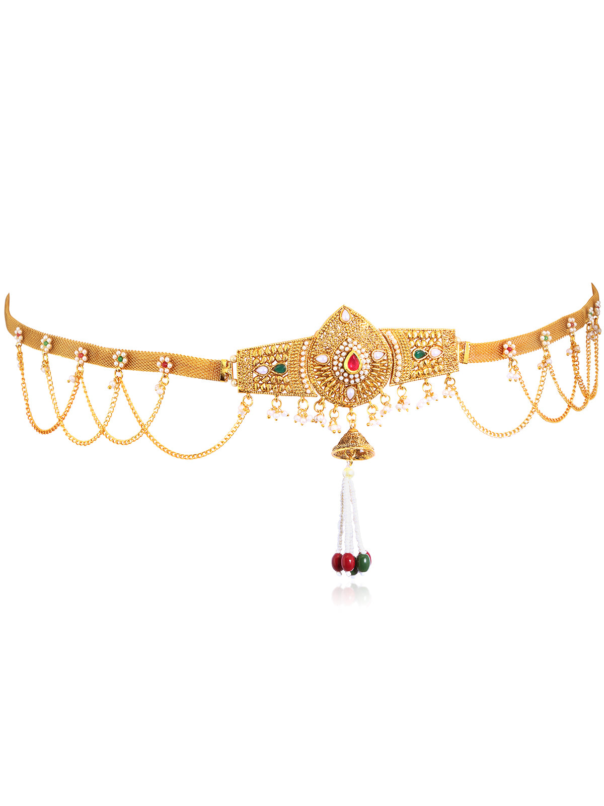 Sukkhi Alluring Pearl Gold Plated Kamarband For Women KB71865GLDPJ092017