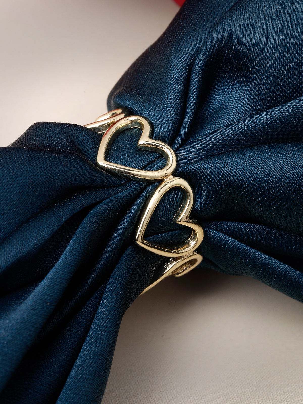 Scintillar by Sukkhi Lavish Valentine Gifts Collection Gold Plated Heartlinks Contemporary Finger Ring for Women & Girls | |LR106570