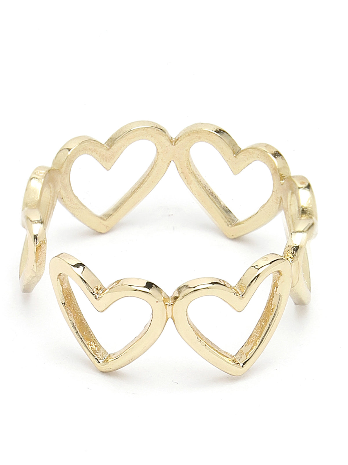 Scintillare by Sukkhi Most Beautiful Rose Gold Plated Leaf Shaped Crystals Stones Finger Rings for Women & Girls | Valentine Day Gifts Collection|LR106708