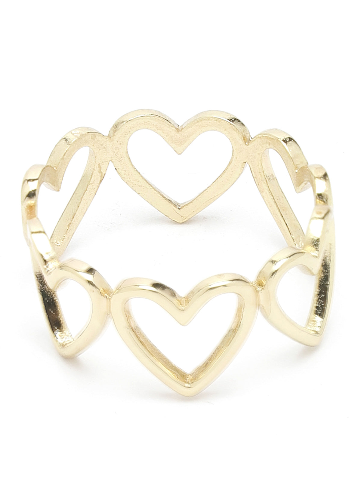 Scintillare by Sukkhi Decent Snake Gold Plated Open Snake Crystals Finger Ring for Women And Girls Unisex | Boho Midi Stackable Knuckle Rings|LR106709