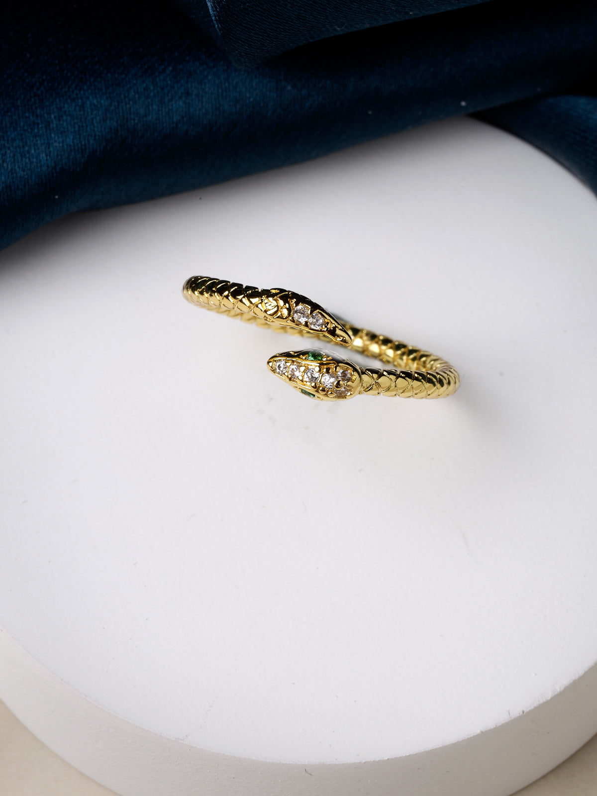 Scintillare by Sukkhi Iconic Gold Plated Adjustable Statement Finger Rings for Women & Girls | | Gifts Collection|LR106710