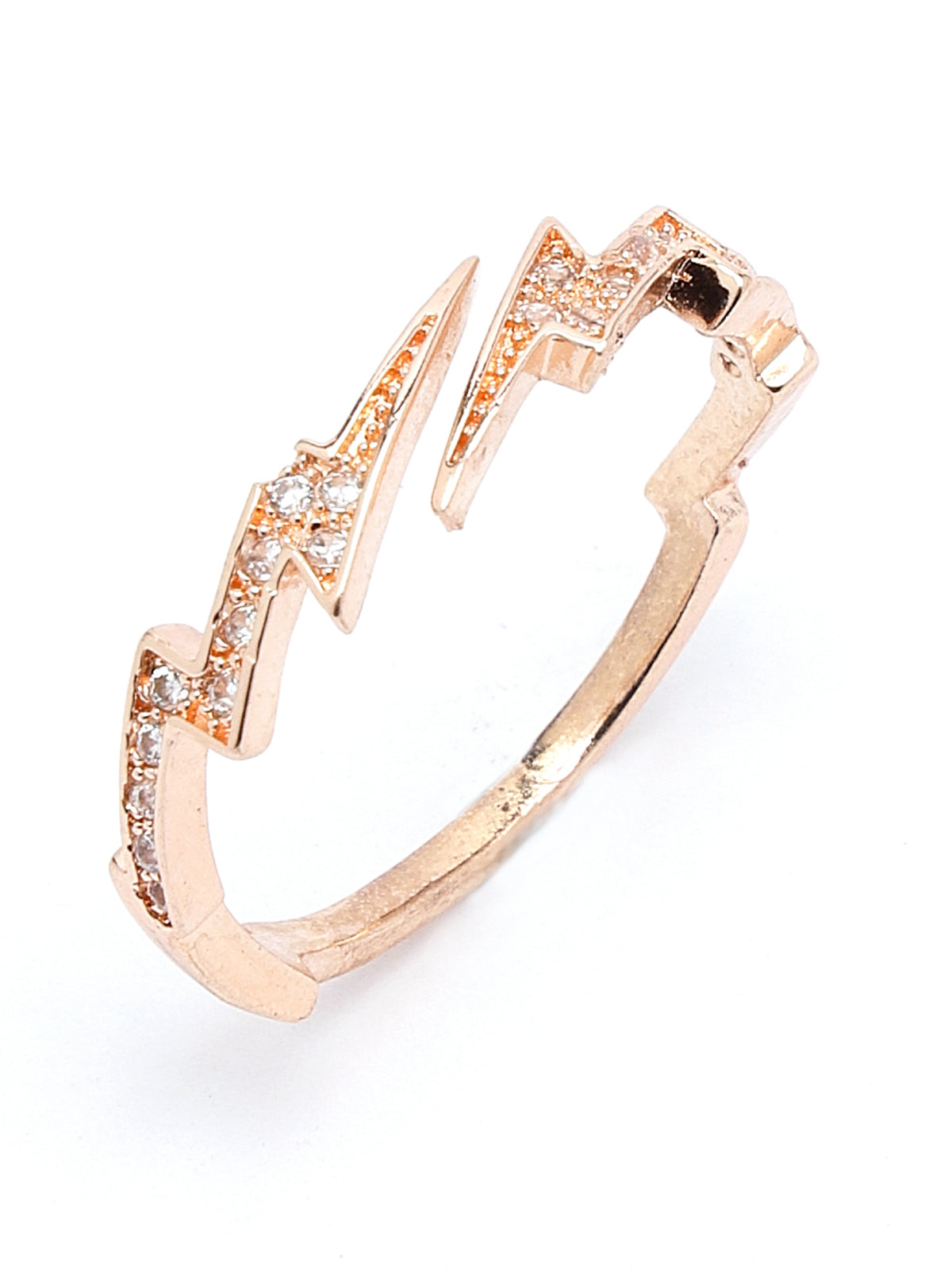 Scintillare by Sukkhi Lovely Fashionable Rhodium Plated Silver Finger Rings for Women & Girls | Gifts Collection|LR106714