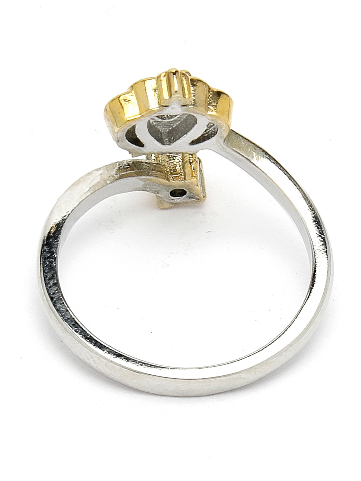 Scintillare by Sukkhi Lavish American Diamond Studded with Heart Shaped King Queen Finger Rings for Women & Girls | Valentine Day Gifts Collection|LR106716