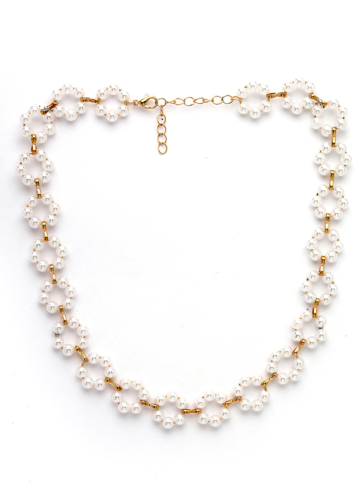 Scintillare by Sukkhi Graceful Fashionable Floral With Gold Plated Mininal Contemporary Choker Necklace for Women & Girls |Birthday Gift for Girls And Women Anniversary Gift for Wife|N106575