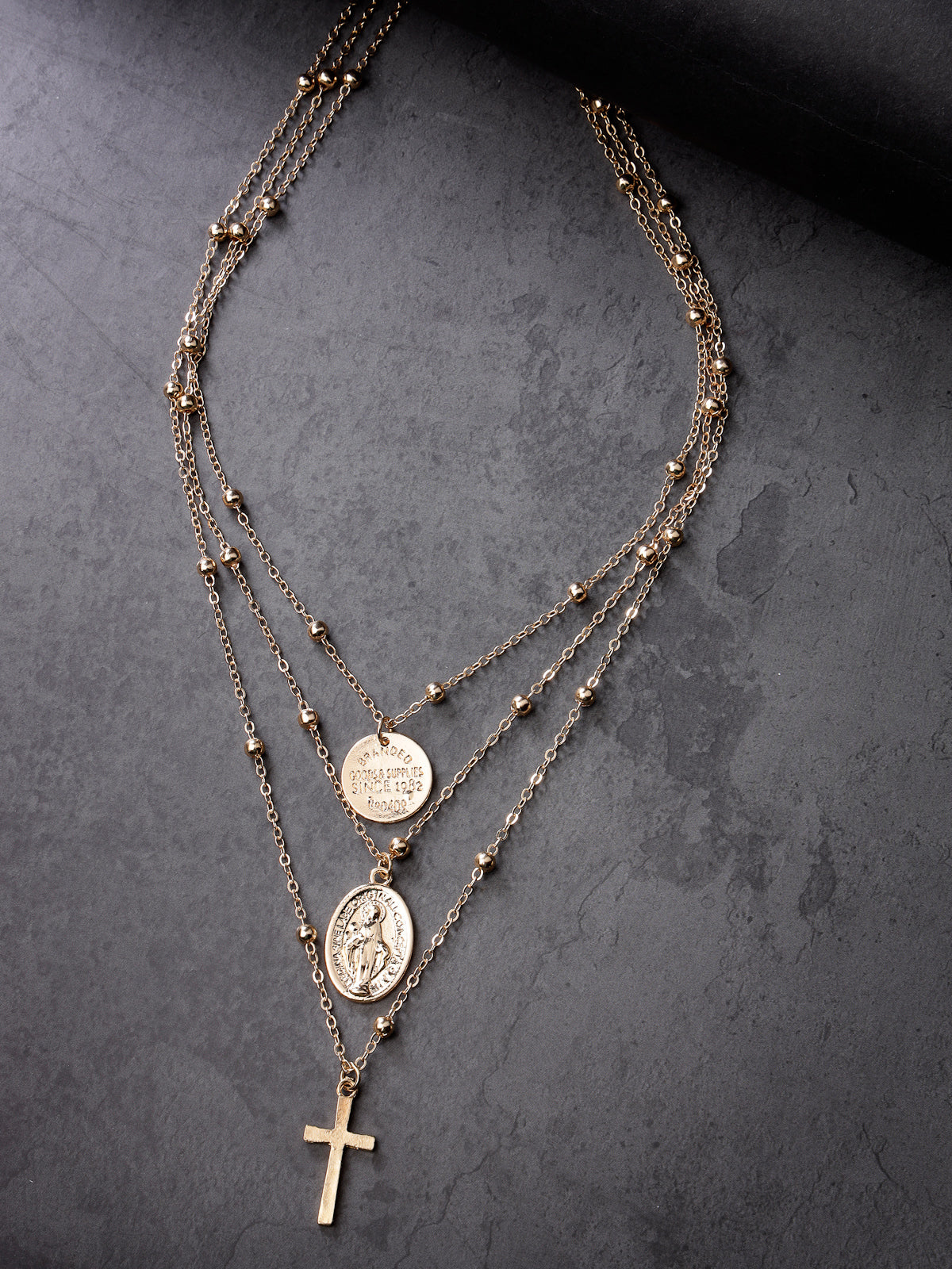 Scintillare by Sukkhi Delightful Stylish 3 Layered Gold Plated Contemporary Pendant Necklace for Women & Girls |Birthday Gift for Girls And Women Anniversary Gift for Wife| Gifts Collection|N106586