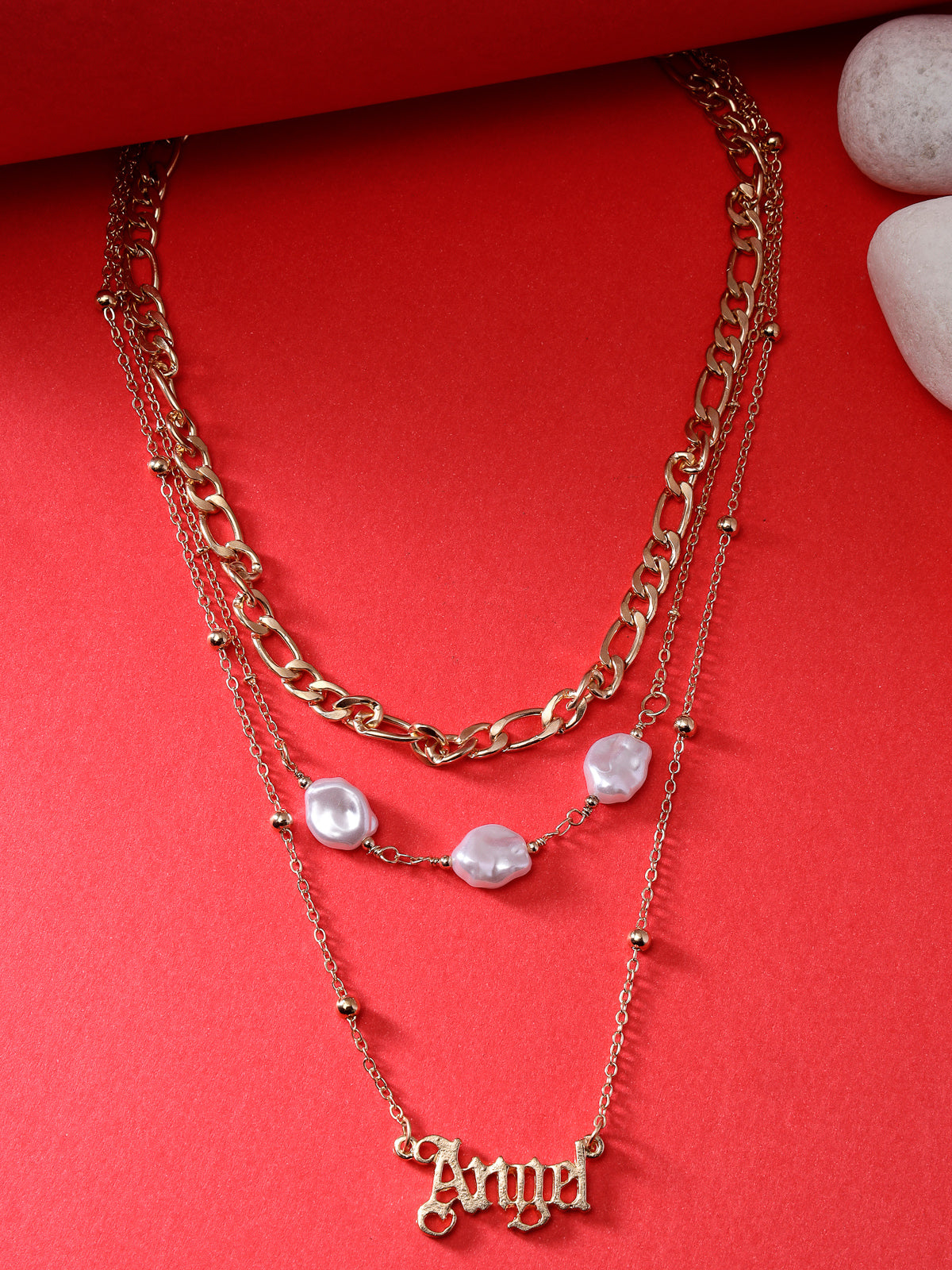 Scintillare by Sukkhi Attractive Stylish Multilayer Gold Plated Chain Pendant Necklace for Women & Girls |Birthday Gift for Girls And Women Anniversary Gift for Wife| Gifts Collection|N106591