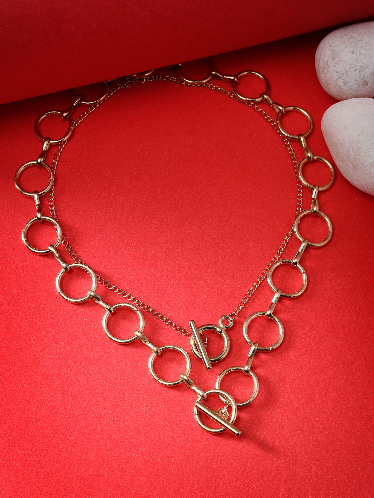 Scintillare by Sukkhi Incredible Gold Plated Choker Link Necklace for Women & Girls |Birthday Gift for Girls And Women Anniversary Gift for Wife| Gifts Collection|N106592