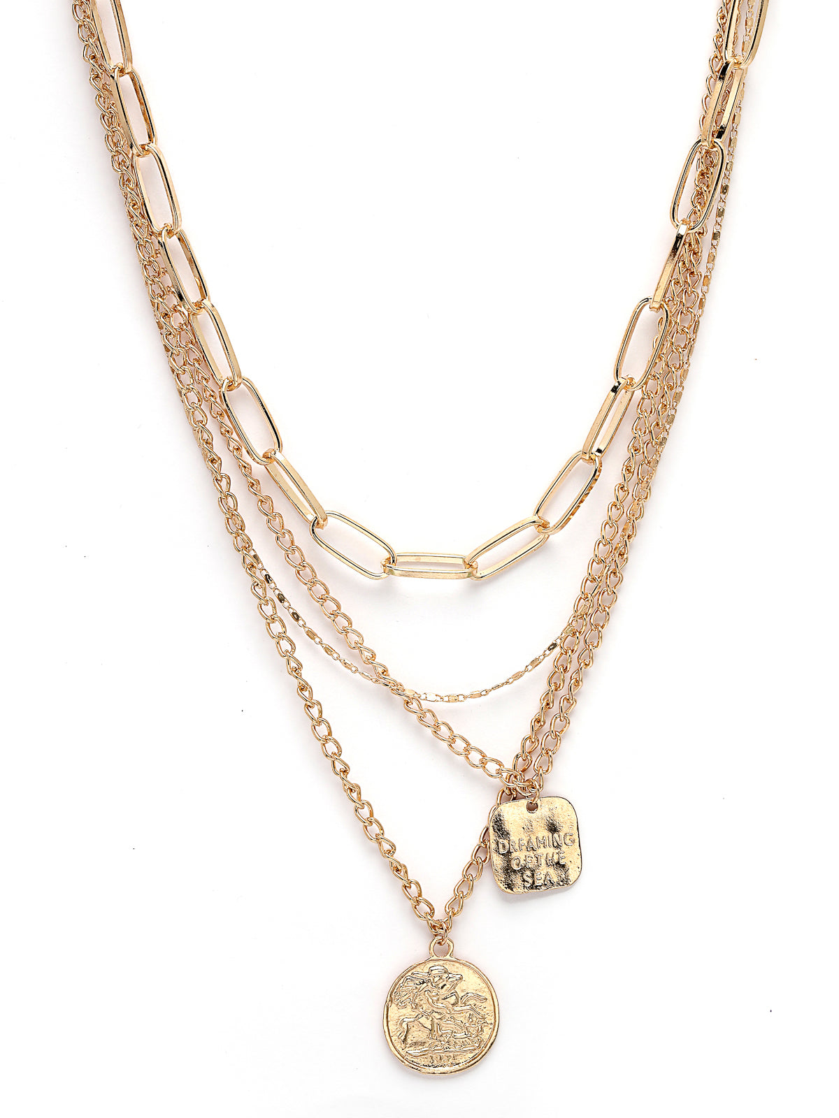 Scintillare by Sukkhi Impressive Multistyle 4 Layered Rhodium Plated Silver Oxidised Pendant Necklace for Women & Girls |Birthday Gift for Girls And Women Anniversary Gift for Wife| Gifts |N106598