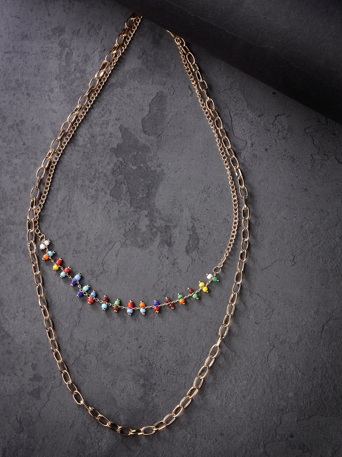 Scintillare by Sukkhi Impressive Multistyle 4 Layered Rhodium Plated Silver Oxidised Pendant Necklace for Women & Girls |Birthday Gift for Girls And Women Anniversary Gift for Wife| Gifts |N106598