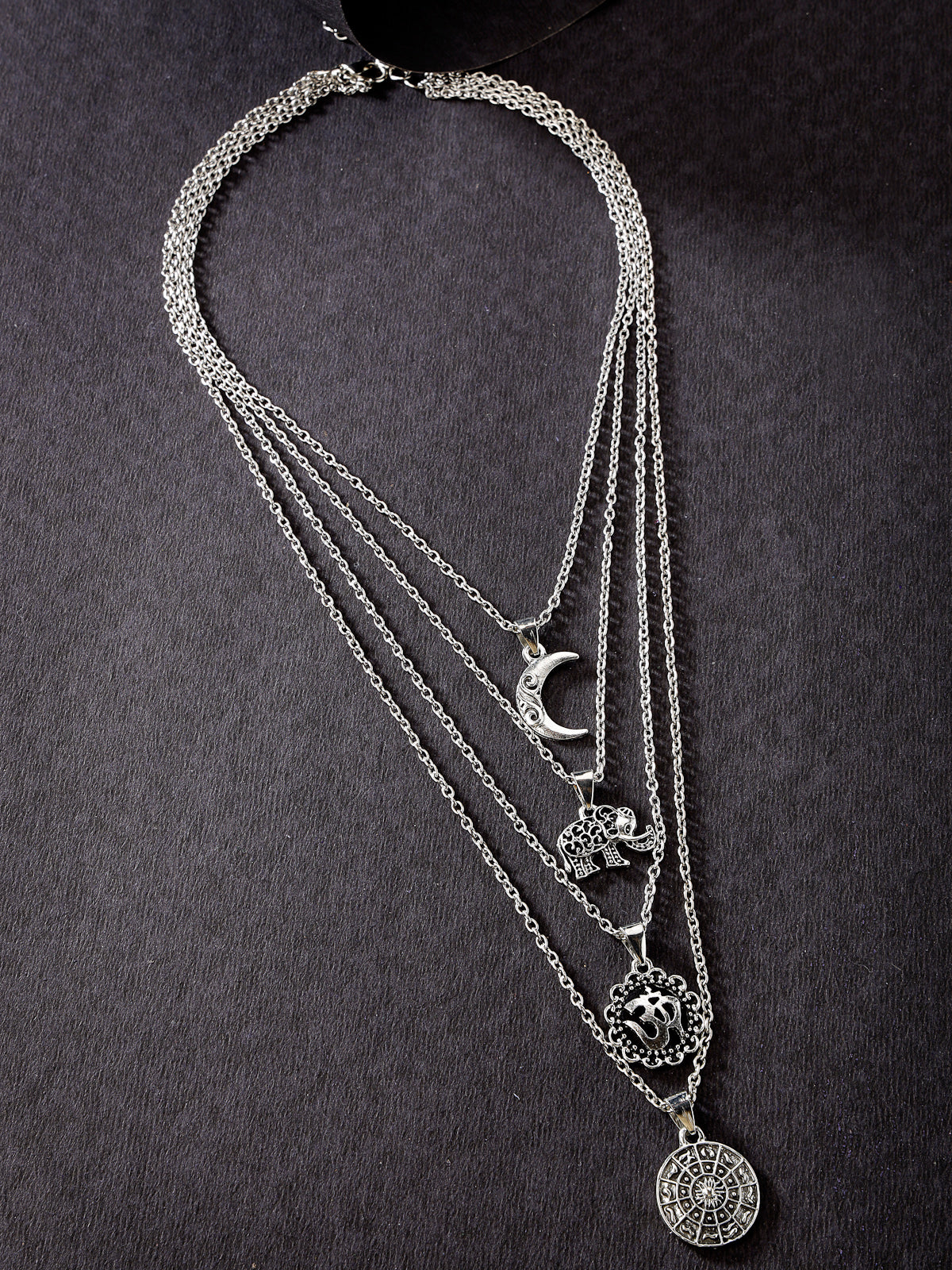 Scintillare by Sukkhi Decent Gold Plated Multilayered Contemporary Pendant Necklace for Women & Girls |Birthday Gift for Girls And Women Anniversary Gift for Wife| Gifts Collection|N106609