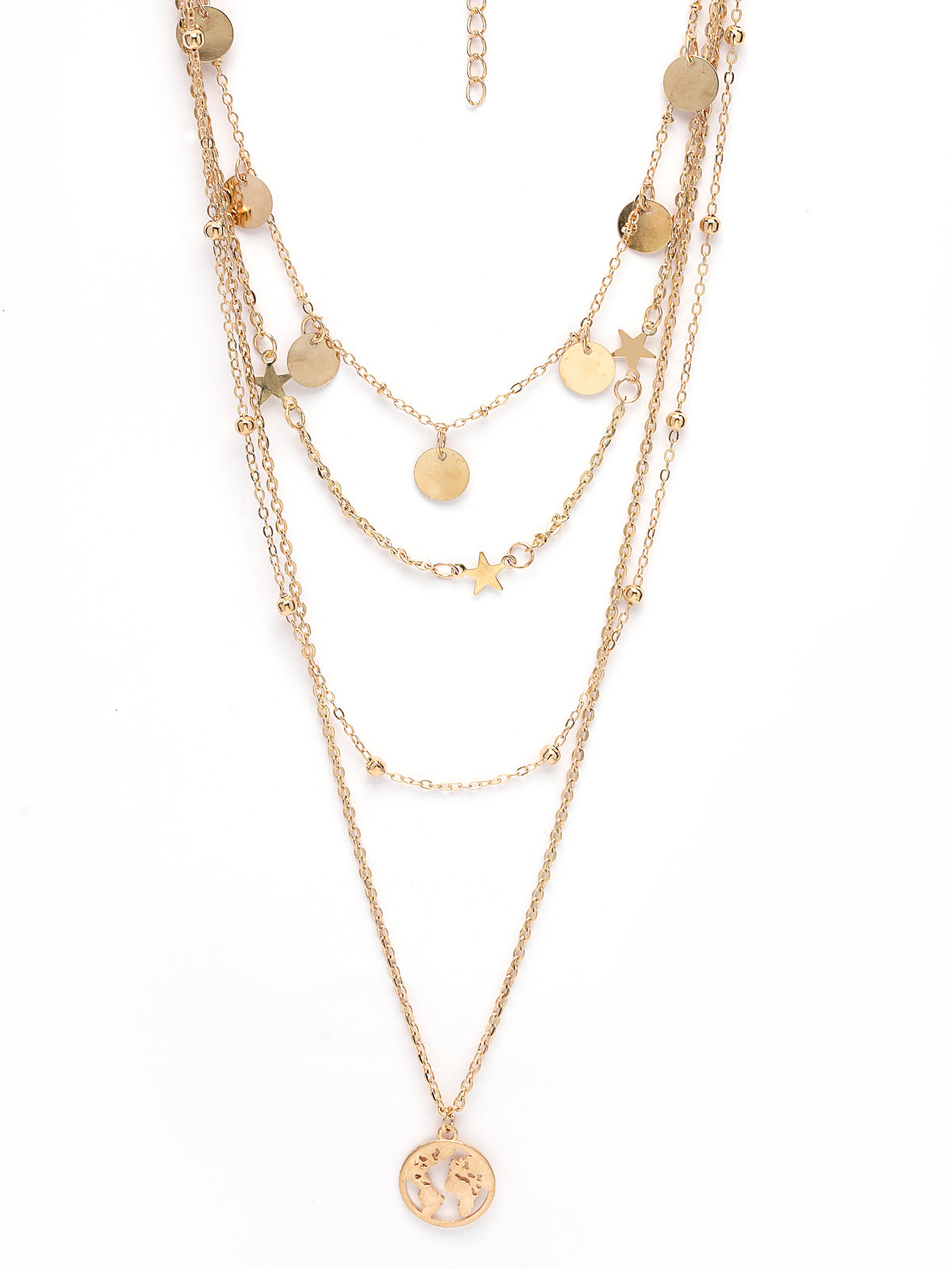 Scintillare by Sukkhi Western Style Gold Plated Heart Lock Pendant Necklace for Women & Girls |Birthday Gift for Girls And Women Anniversary Gift for Wife| Gifts Collection|N106612