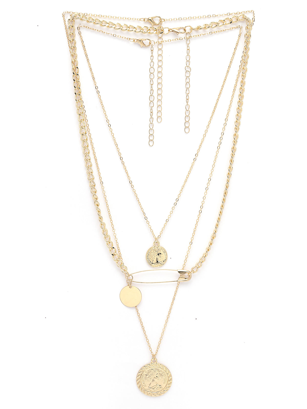 Scintillare by Sukkhi Western Style Gold Plated Heart Lock Pendant Necklace for Women & Girls |Birthday Gift for Girls And Women Anniversary Gift for Wife| Gifts Collection|N106612